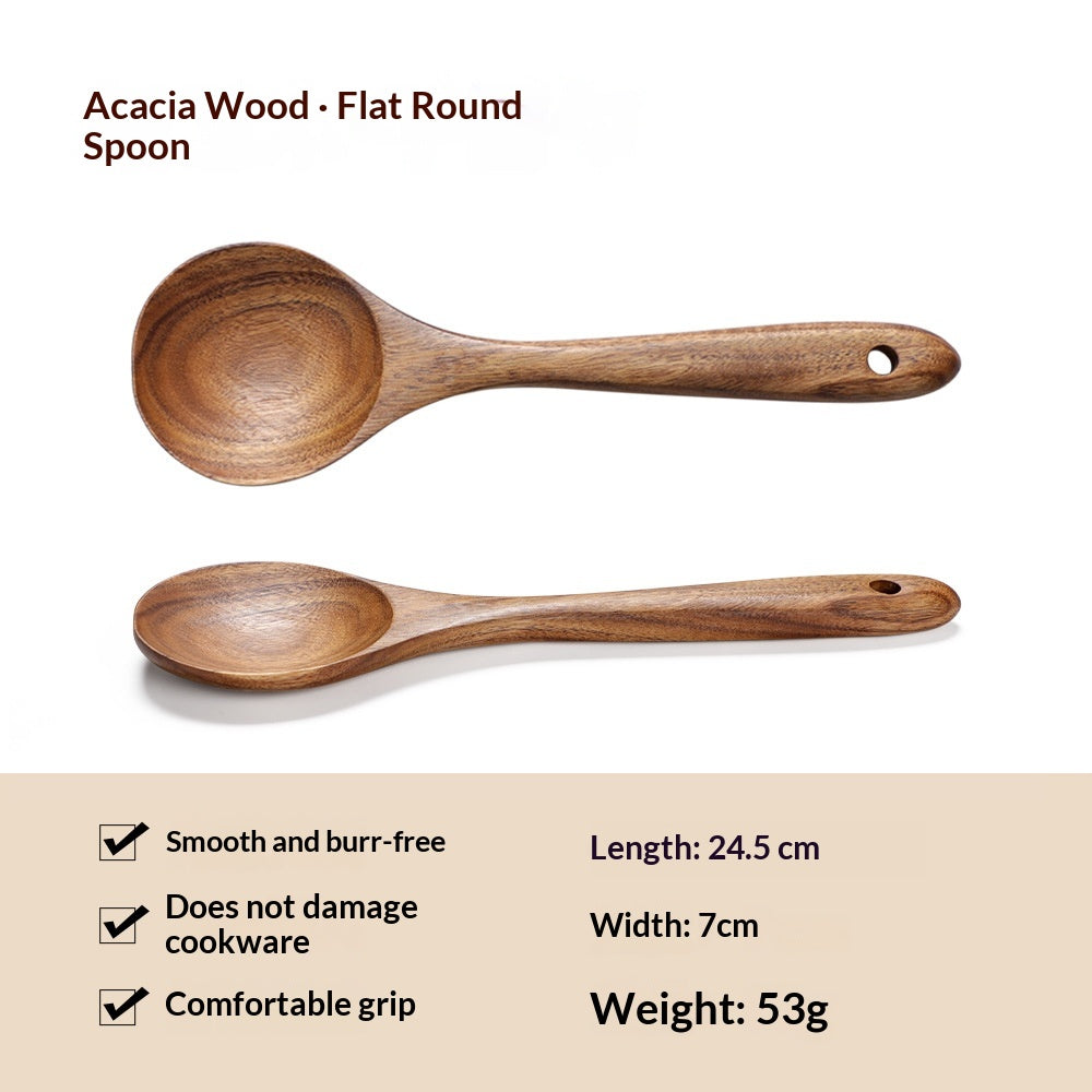 Elevate Your Cooking Experience with Our Premium Wooden Spatula Kitchenware Set
