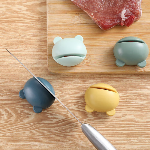 Cute Cartoon Knife Sharpener - Efficient Kitchen Whetstone for Scissors and Blades