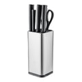 Elevate Your Culinary Skills with the Stainless Steel All-In-One Black Blade Non-Stick Kitchen Knife Set